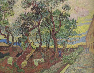 The Garden of Saint-Paul Hospital (nn04), Vincent Van Gogh